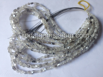 Double Terminated Quartz Rough Nuggets Shape Beads